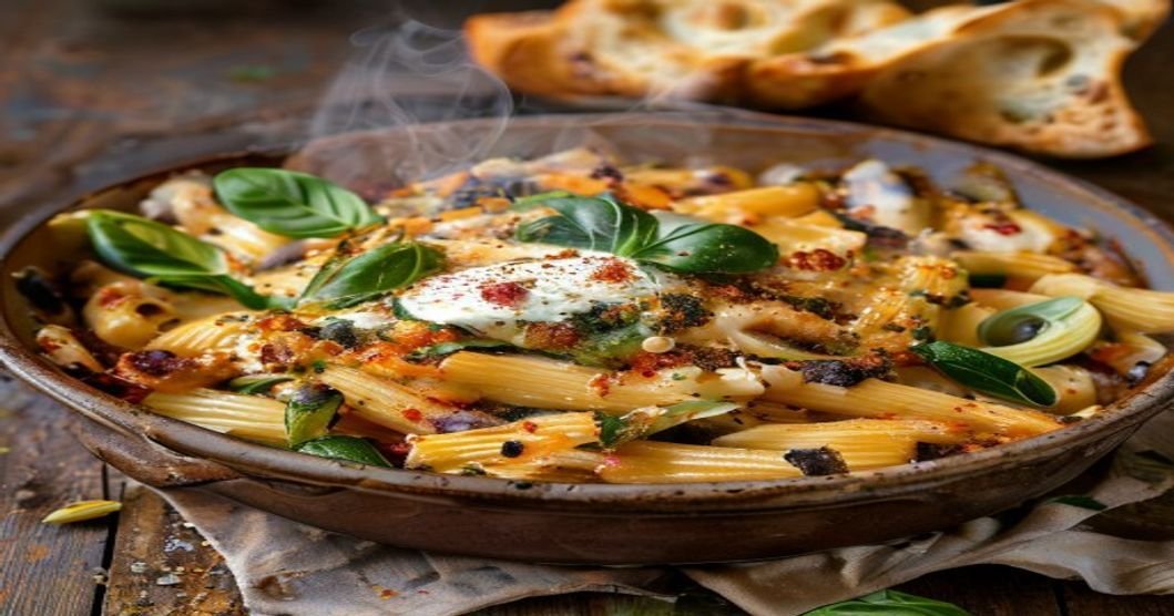 One-Pot Vegan Minestrone Pasta Bake