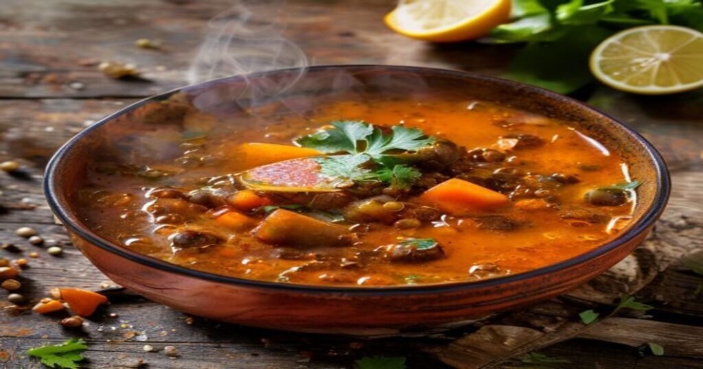 One-Pot Vegan Moroccan Lentil Soup