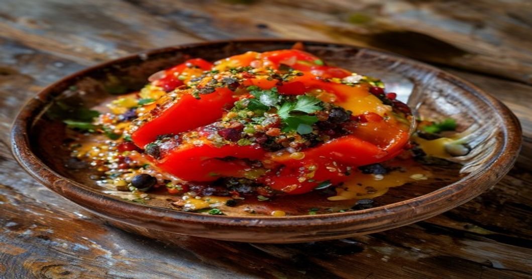 Protein-packed quinoa stuffed bell peppers, healthy meal prep