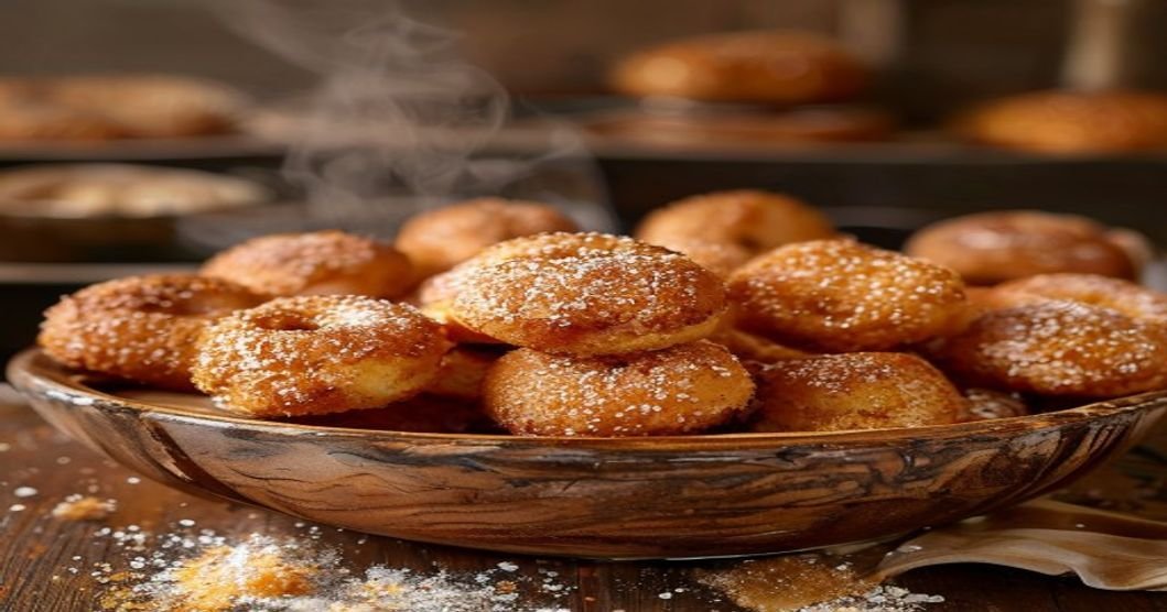 Quick bakery-style cinnamon sugar donut holes