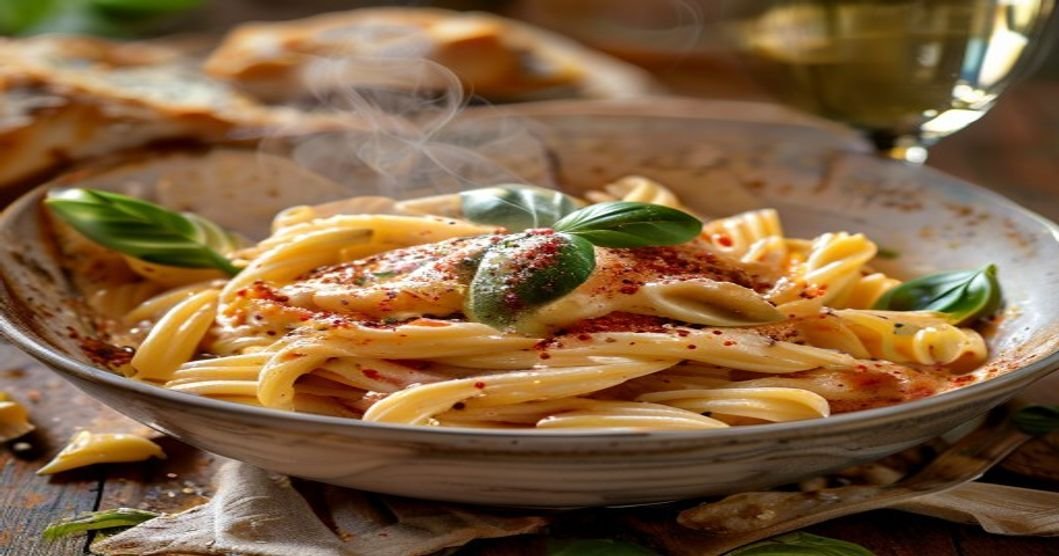 Quick Vegan Penne alla Vodka pasta dish