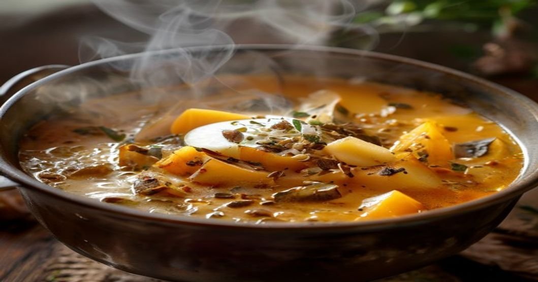 Slow Cooker Vegan Apple Butternut Squash Soup
