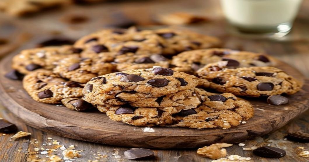 Vegan oatmeal chocolate chip cookies recipe – soft, chewy, plant-based treats (119 chars)