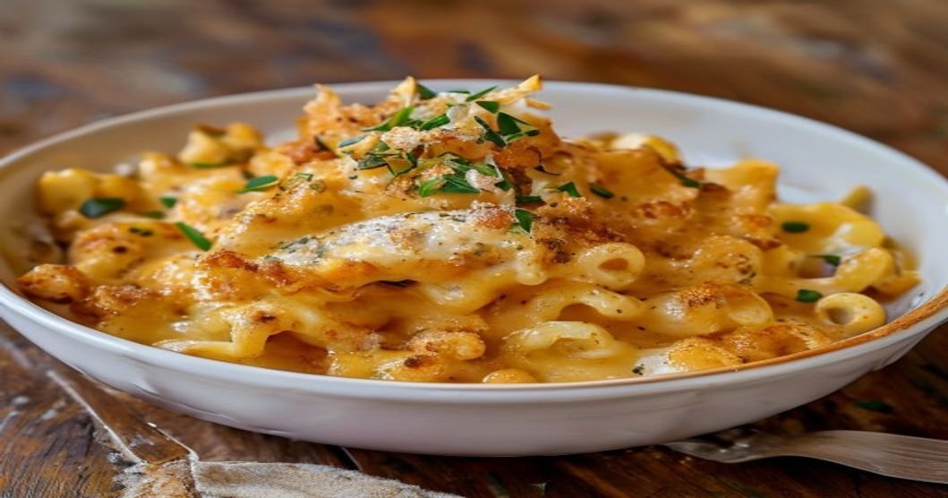 Creamy dairy-free mac and cheese recipe with plant-based cheese