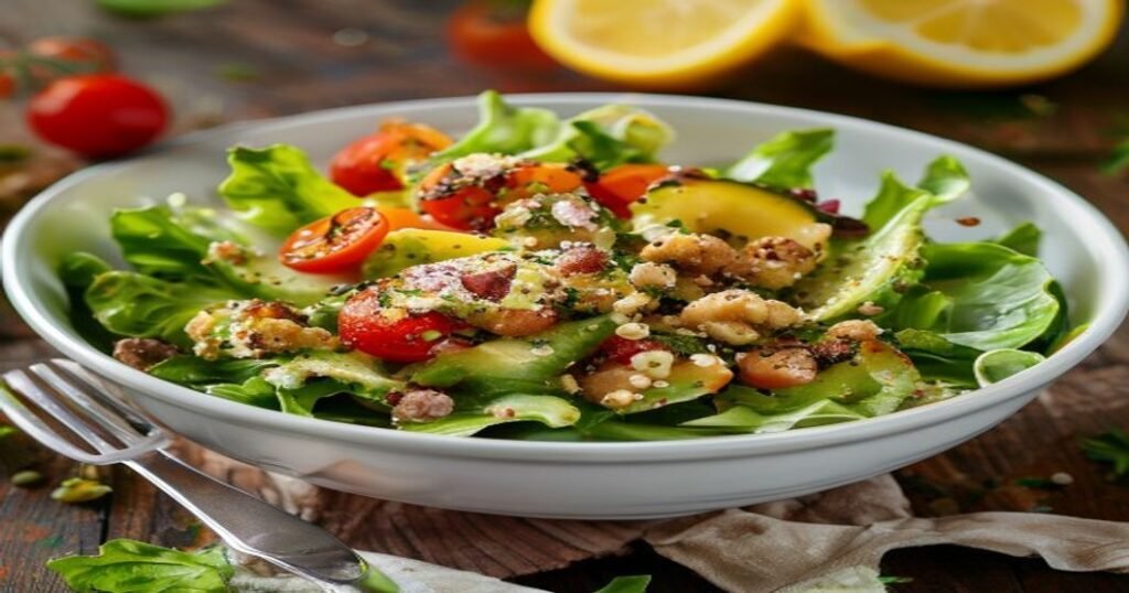The Ultimate Caesar Salad with Crunchy Chickpea Croutons