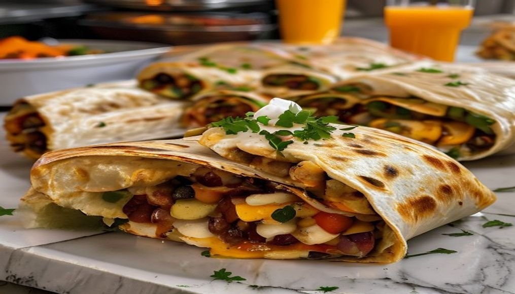 Freezer-friendly veggie breakfast burritos—easy meal prep guide with simple steps