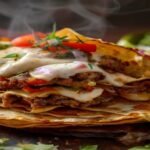 Vegan Crunchwrap Supreme copycat recipe with crispy tortilla layers and plant-based fillings (118 chars)
