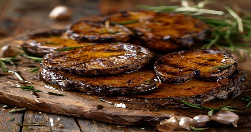 Portobello steaks for a hearty vegan meal
