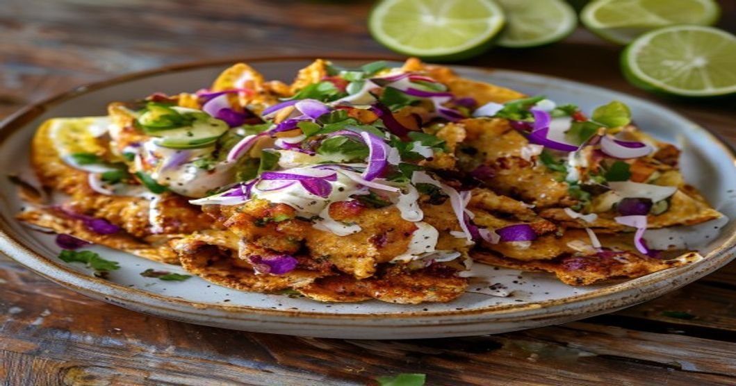 Vegan Buffalo Cauliflower Tacos with Dairy-Free Ranch