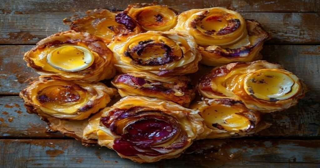 Viral upside-down puff pastry tarts—sweet & savory treats in under 120 chars.