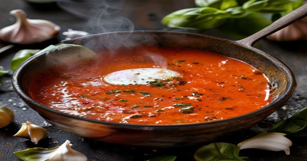 Creamy vegan tomato soup ready in 15 minutes—simple & delicious!