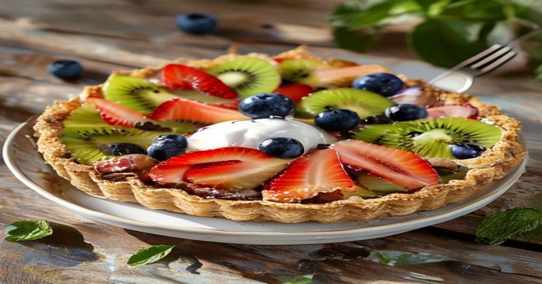 Vegan fruit tart with gluten-free crust recipe