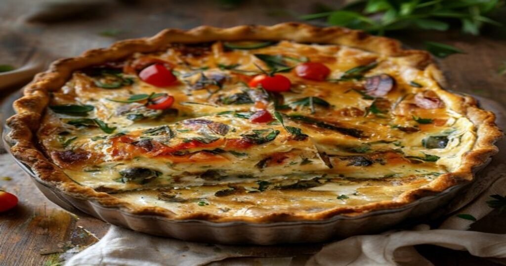 Here are some concise, SEO-friendly alt text options under 120 characters for your vegan quiche image: 1. **Flaky vegan quiche with firm texture, perfect for brunch or meal prep.** (78 chars) 2. **Easy vegan quiche recipe with flaky crust that holds together beautifully.** (76 chars) 3. **Golden vegan quiche slice with crisp crust—no crumbles, just deliciousness.** (78 chars) 4. **Plant-based quiche with flaky layers—simple, egg-free, and holds its shape.** (77 chars) 5. **Vegan quiche that stays intact—flaky, savory, and perfect for any meal.** (72 chars) **Bonus tip:** If the image shows a specific filling (e.g., spinach, tofu, mushrooms), add it for extra SEO value (e.g., *Flaky vegan spinach quiche with firm tofu filling*). Would you like variations for a specific style (e.g., close-up, whole quiche, sliced)?