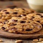 Vegan oatmeal raisin cookies recipe soft chewy plant-based treats (119 chars)