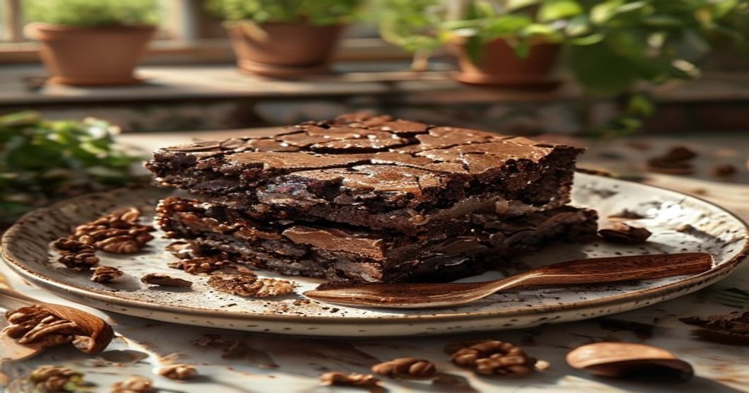 Stop buying boxed mixes! Try this easy 1-bowl vegan brownie recipe instead.