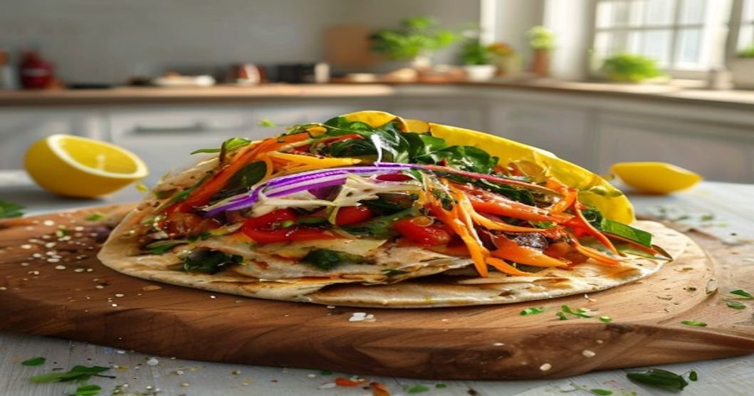 Vegan pita pocket in 15 mins for busy afternoons