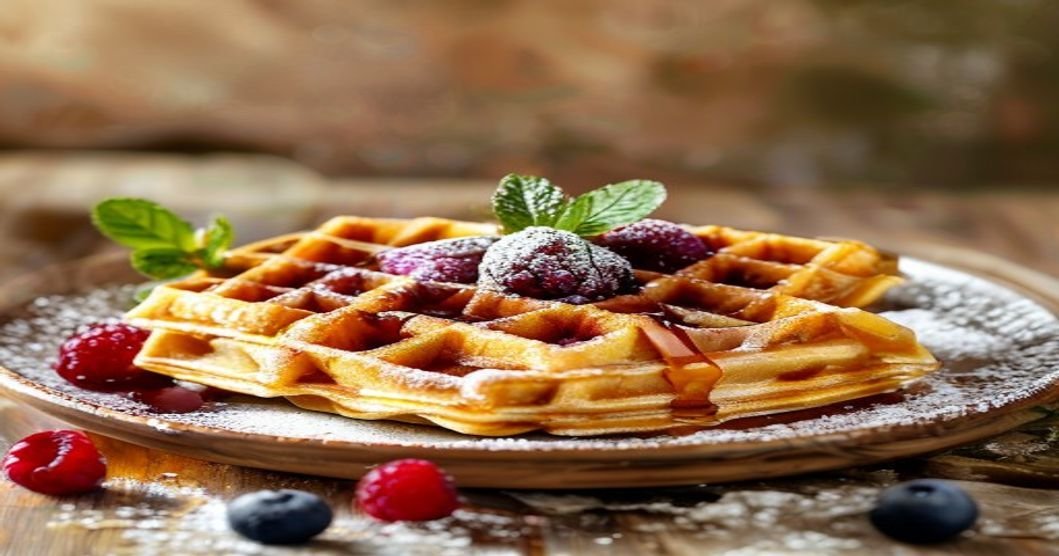 Here are some concise, SEO-friendly alt text options under 120 characters for your vegan waffles: 1. **Crispy vegan waffles with secret ingredient on a plate** 2. **Golden, crispy vegan waffles recipe with a secret twist** 3. **Perfectly crispy vegan waffles with a hidden ingredient** 4. **Fluffy inside, crispy outside vegan waffles with a secret** 5. **Easy vegan waffles that stay crispy every time** 6. **Best crispy vegan waffles with a secret ingredient** 7. **Homemade vegan waffles—crispy on the outside, soft inside** 8. **Secret ingredient vegan waffles for perfect crispiness** Each keeps it descriptive, keyword-rich, and under the limit.