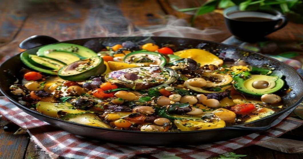 Clean Out the Fridge Vegan Breakfast Hash
