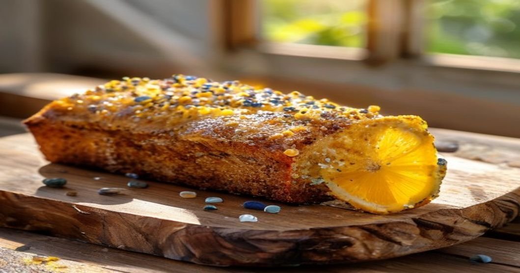 Here are some concise and SEO-friendly alt text options under 120 characters for your vegan lemon poppy seed loaf: 1. **Vegan lemon poppy seed loaf with zesty glaze, homemade weekly** 2. **Moist vegan lemon poppy seed loaf recipe, easy weekend bake** 3. **Freshly baked vegan lemon poppy seed loaf with citrus drizzle** 4. **Weekend favorite: vegan lemon poppy seed loaf, dairy-free & delicious** 5. **Bright vegan lemon poppy seed loaf, perfect for brunch or dessert** Each includes key terms like vegan, lemon poppy seed, and loaf while keeping it natural and engaging.