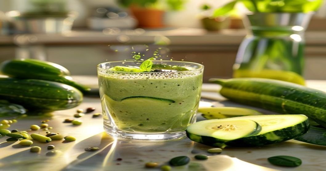 Zucchini in morning smoothies boosts nutrition and keeps you full longer.