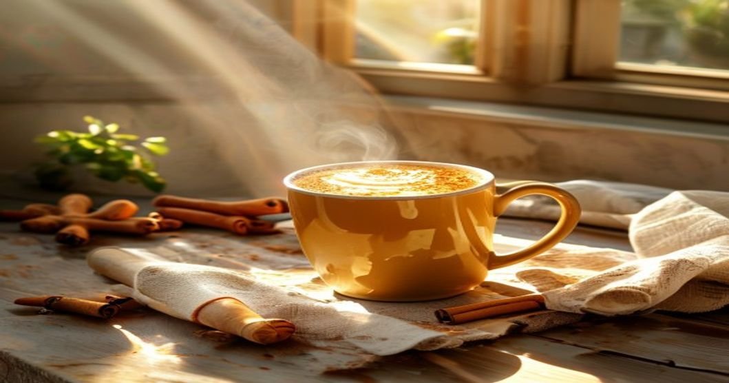 Golden milk lattes—your new vegan morning ritual!