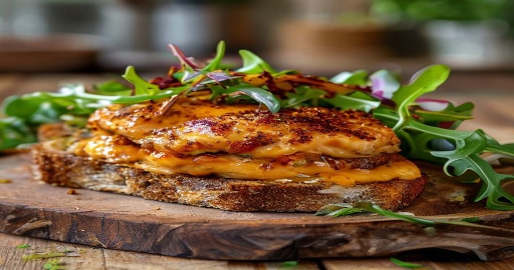 10-Min Vegan Chickpea Tuna Melt - Quick plant-based sandwich