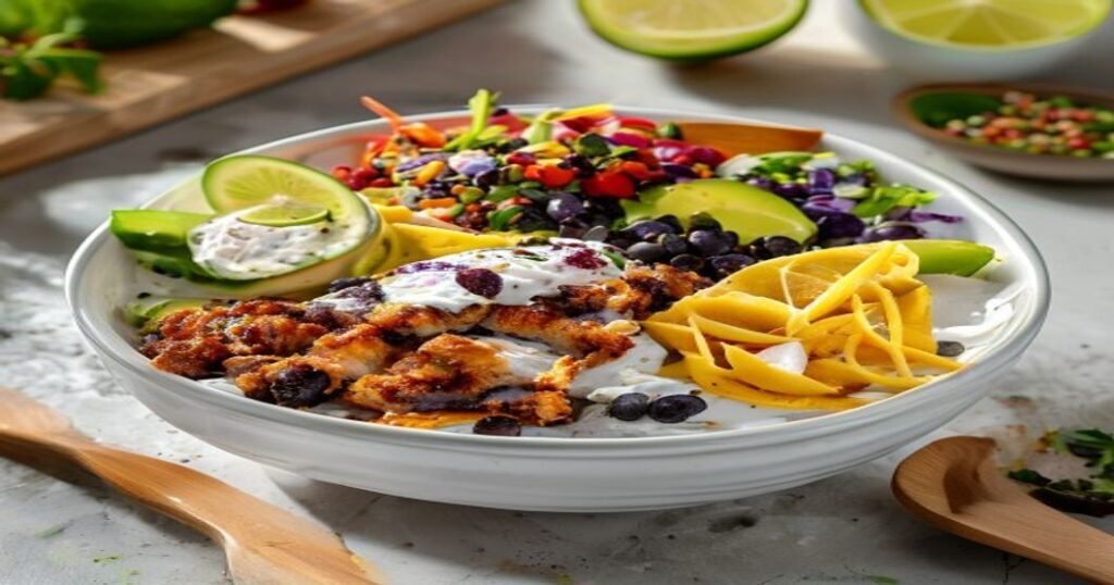 High-protein chicken burrito bowl in 30 mins—no guesswork needed!