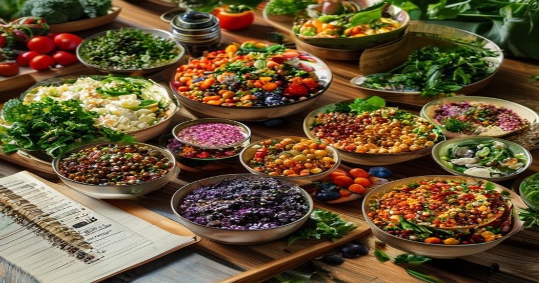 High-fiber vegetarian meals for a week of healthy eating