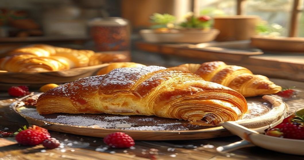 Vegan flaky croissant recipe step-by-step guide