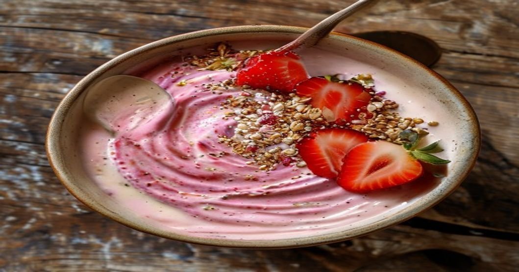 How to Make the Creamiest Vegan Strawberry Smoothie Bowl