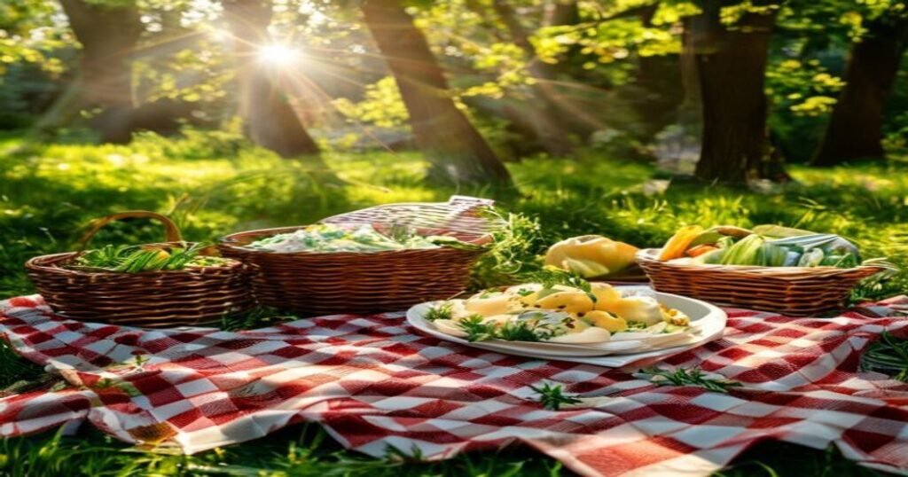 Let's have a picnic with this vegan potato salad—no mayo needed!