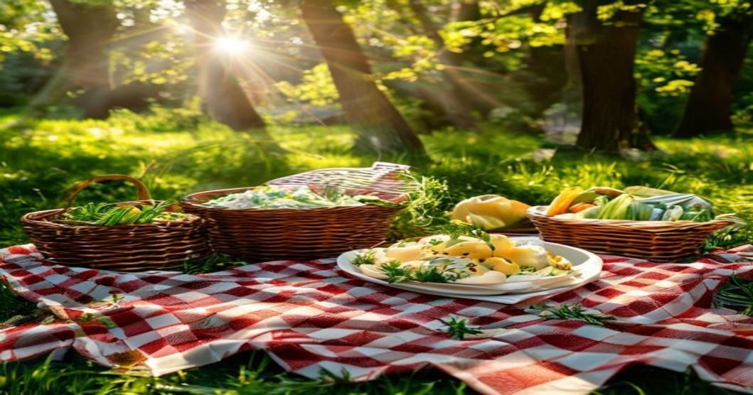 Let's have a picnic with this vegan potato salad—no mayo needed!