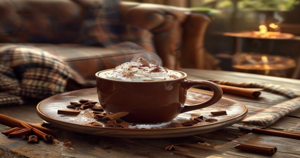 Hot chocolate vegan cozy and delicious recipe