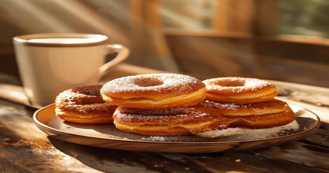 Vegan cinnamon sugar donuts recipe with easy steps