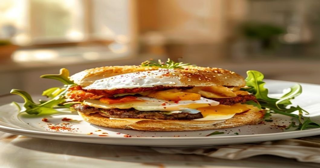 Vegan breakfast sandwich ready in 10 mins—quick, easy & delicious daily favorite.