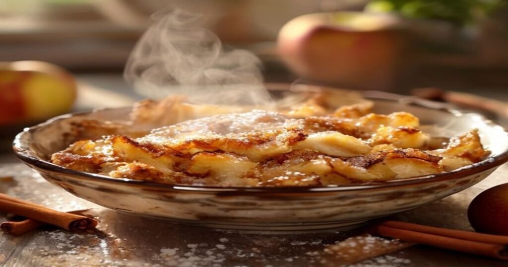 Vegan apple crisp in 15 mins—warm, sweet, and ready fast for sudden cravings