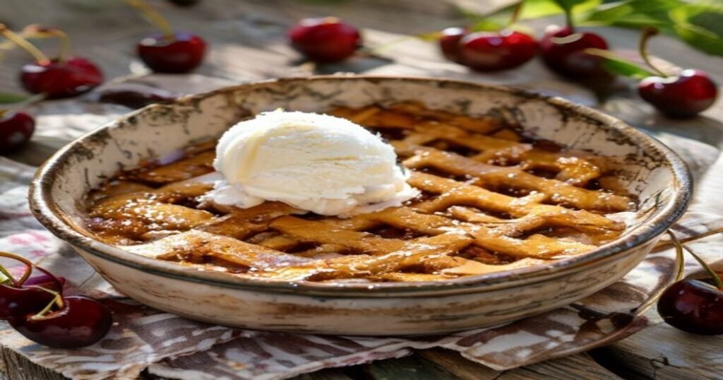 The Dump and Bake Vegan Cherry Cobbler