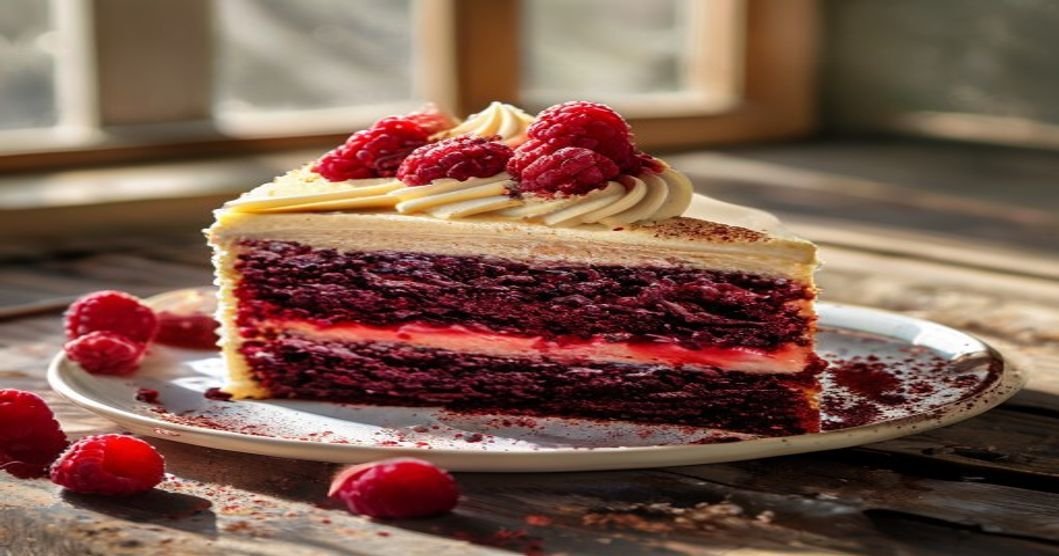 Vegan red velvet cake secret ingredient: beets for rich color & moisture