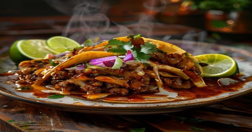 Vegan birria tacos with jackfruit, spicy & flavorful, perfect for taco night!