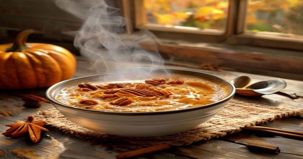 Welcome to Fall! Try my go-to vegan pumpkin spice oatmeal recipe.